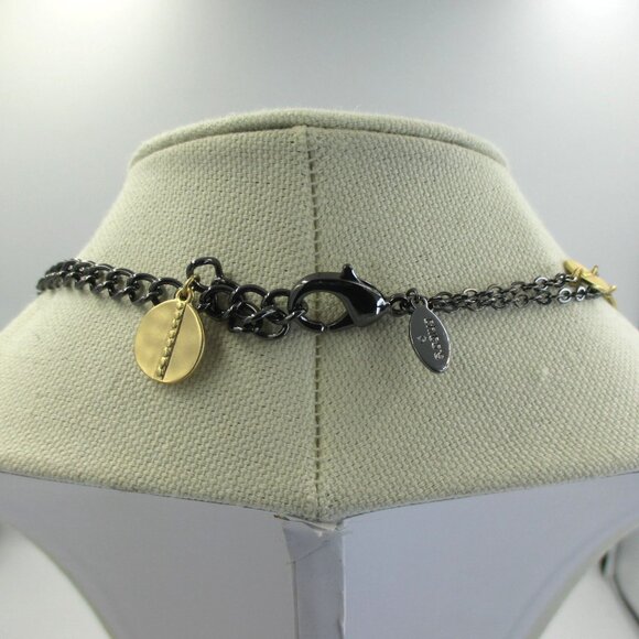 Chico's Gold Tone Leaf Multistrand Leaf Necklace Nature Ethereal Feminine $69 - Picture 7 of 8